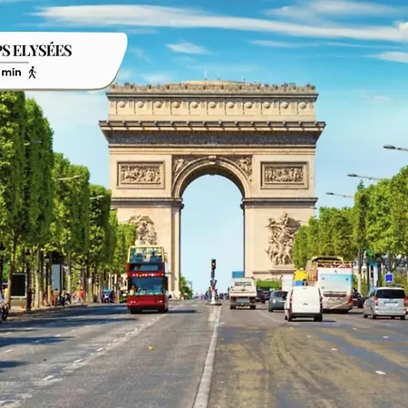Apartman Bluestay 245 -duplex Sur Les Champs-elysees+balcon