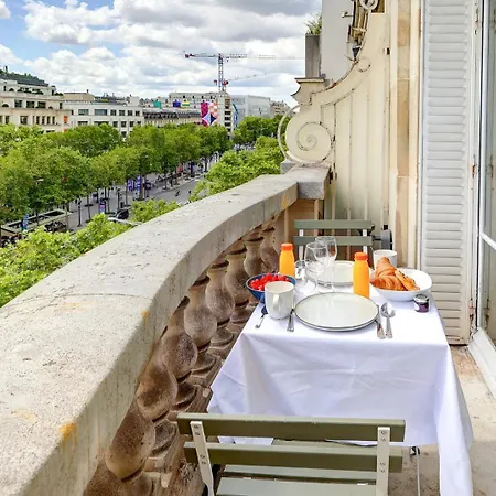 Bluestay 245 -duplex Sur Les Champs-elysees+balcon *